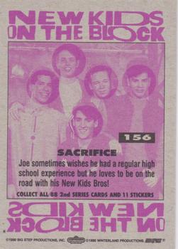 1990 Topps New Kids on the Block Series 2 #156 Sacrifice Back
