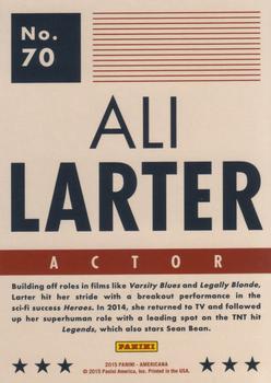 2015 Panini Americana #70 Ali Larter Back