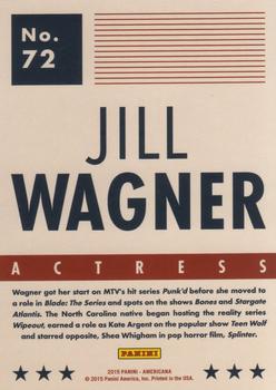 2015 Panini Americana #72 Jill Wagner Back