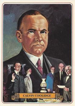 1976 Kilpatrick's Know Your U.S. Presidents #29 Calvin Coolidge Front