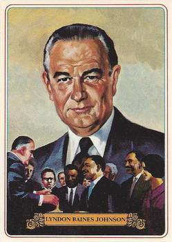 1976 Kilpatrick's Know Your U.S. Presidents #35 Lyndon B. Johnson Front