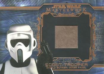2015 Topps Star Wars Masterwork - Return of the Jedi Bunker Relics #NNO Scout Trooper Front