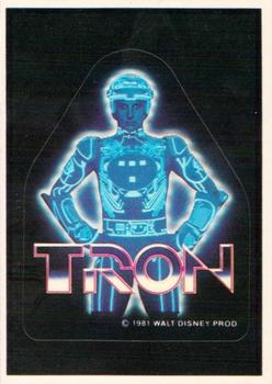 1982 Donruss Tron Movie - Stickers #NNO Figure Logo Front