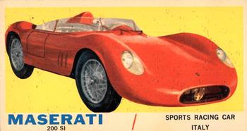 1961 Topps Sports Cars #5 Maserati 200 SI Front