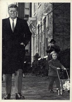 1964 Topps John F. Kennedy #3 Sen. Kennedy takes a morning stroll Front