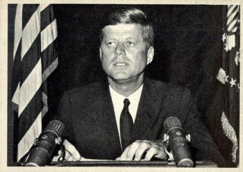 1964 Topps John F. Kennedy #26 Pres. Kennedy To The Nation On Radio & TV Front