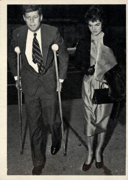 1964 Topps John F. Kennedy #51 Sen. Kennedy On Crutches Front