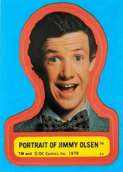 1978 Topps Superman: The Movie - Stickers (Series One) #NNO Portrait of Jimmy Olsen Front