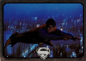 1978 Topps Superman: The Movie - Foil Stickers (Series One) #NNO Flying Right Front