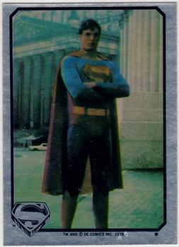 1978 Topps Superman: The Movie - Foil Stickers (Series One) #NNO Arms Crossed Front