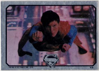1978 Topps Superman: The Movie - Foil Stickers (Series One) #NNO Flying Forward Front