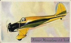 1935 Heinz Famous Airplanes (F277-1) #4 Kinner Monoplane R-5 Front