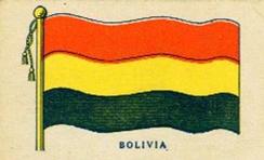 1938 Wilbur-Suchard Flags (R51-2) #NNO Bolivia Front