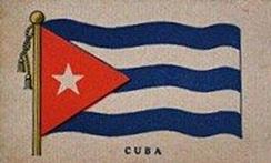1938 Wilbur-Suchard Flags (R51-2) #NNO Cuba Front