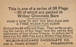 1938 Wilbur-Suchard Flags (R51-2) #NNO France Back