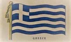 1938 Wilbur-Suchard Flags (R51-2) #NNO Greece Front