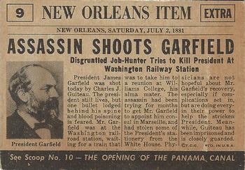 1954 Topps Scoop (R714-19) #9 Garfield Shot Back