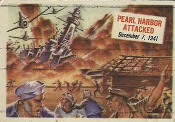 1954 Topps Scoop (R714-19) #19 Pearl Harbor Attacked Front