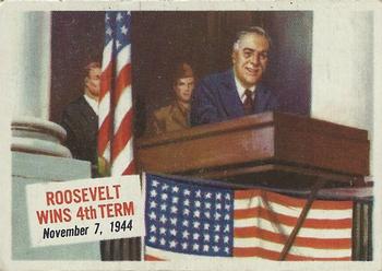 1954 Topps Scoop (R714-19) #31 Roosevelt Wins 4th Term Front