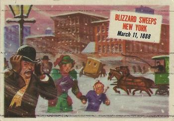 1954 Topps Scoop (R714-19) #48 Blizzard sweeps New York Front