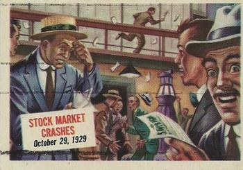 1954 Topps Scoop (R714-19) #54 Stock Market Crashes Front