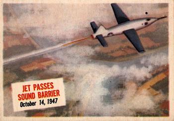 1954 Topps Scoop (R714-19) #68 Jet Passes Sound Barrier Front