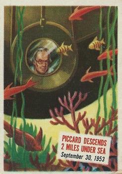 1954 Topps Scoop (R714-19) #69 Piccard Descends 2 Miles Under Sea Front