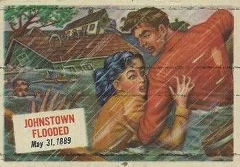 1954 Topps Scoop (R714-19) #73 Johnstown Flooded Front