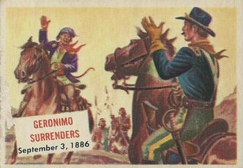 1954 Topps Scoop (R714-19) #96 Geronimo Surrenders Front
