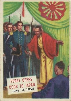 1954 Topps Scoop (R714-19) #101 Perry Opens Door To Japan Front