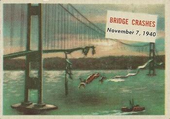 1954 Topps Scoop (R714-19) #106 Bridge Crashes Front