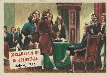 1954 Topps Scoop (R714-19) #111 Declaration of Independence Front