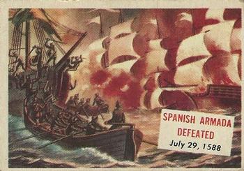 1954 Topps Scoop (R714-19) #113 Spanish Armada Defeated Front