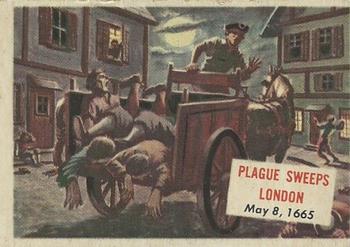 1954 Topps Scoop (R714-19) #119 Plague Sweeps London Front