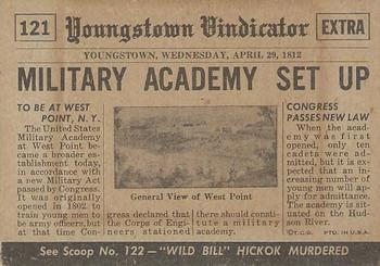 1954 Topps Scoop (R714-19) #121 West Point Trains Cadets Back