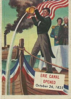 1954 Topps Scoop (R714-19) #133 Erie Canal Opened Front