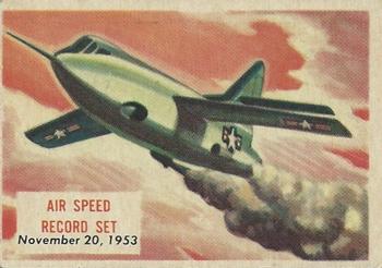 1954 Topps Scoop (R714-19) #139 Air Speed Record Set Front