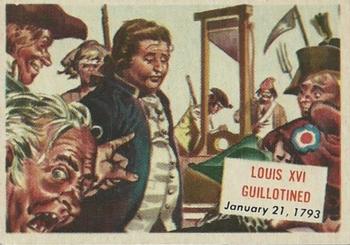 1954 Topps Scoop (R714-19) #143 Louis XVI Guillotined Front