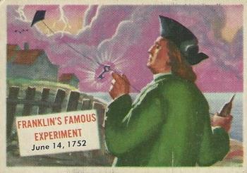 1954 Topps Scoop (R714-19) #144 Franklin's Famous Experiment Front