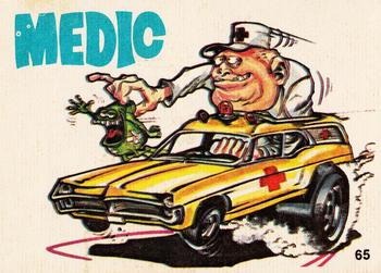 1970 Donruss Odder Odd Rods Stickers #65 Medic Front
