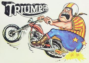 1970 Donruss Odder Odd Rods Stickers #1 Triumph Front