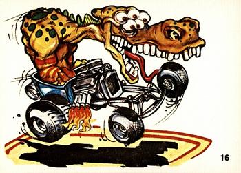 1970 Donruss Odder Odd Rods Stickers #16 Five-Eyed Gator Buggy Front