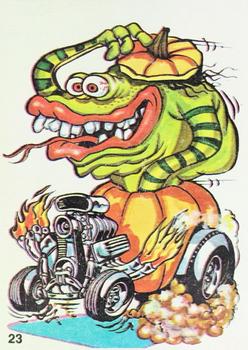 1970 Donruss Odder Odd Rods Stickers #23 Pumpkin Monster Front