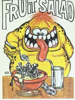 1970 Donruss Odder Odd Rods Stickers #40 Fruit Salad Front