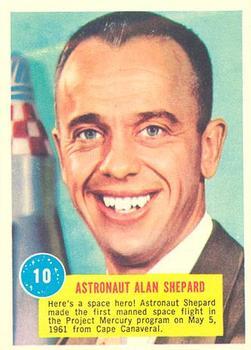 1963 Topps Astronaut Popsicle #10 Astronaut Alan Shepard Front