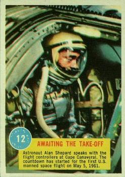 1963 Topps Astronaut Popsicle #12 Awaiting the Take-Off Front