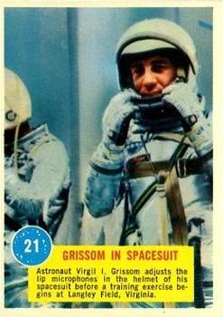 1963 Topps Astronaut Popsicle #21 Grissom in Space Front