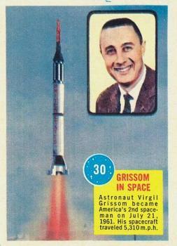 1963 Topps Astronaut Popsicle #30 Grissom in Space Front