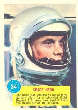 1963 Topps Astronaut Popsicle #34 Space hero Front