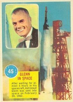 1963 Topps Astronaut Popsicle #45 Glenn in Space Front